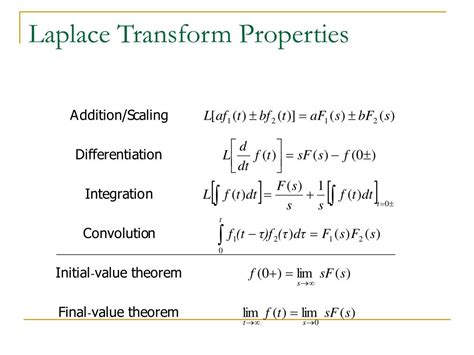 Ppt Laplace Transforms Powerpoint Presentation Free Download Id426583