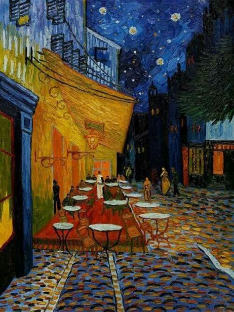 Vincent Van Gogh Cafe Terrace At Night 1888 Obras De Van Gogh