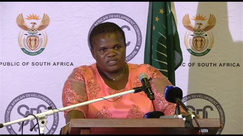 The current member of parliament previously served as a minister. Minister Faith Muthambi addresses SADC Media Awards dinner ...