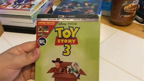 Toy Story 3 Best Buy Exclusive 4k Ultra Hd Blu Ray Steelbook Unboxing