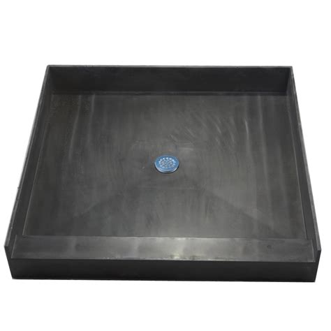 Shop Redi Base 32 X 32 Single Curb Shower Pan With Center Drain Free Shipping Today
