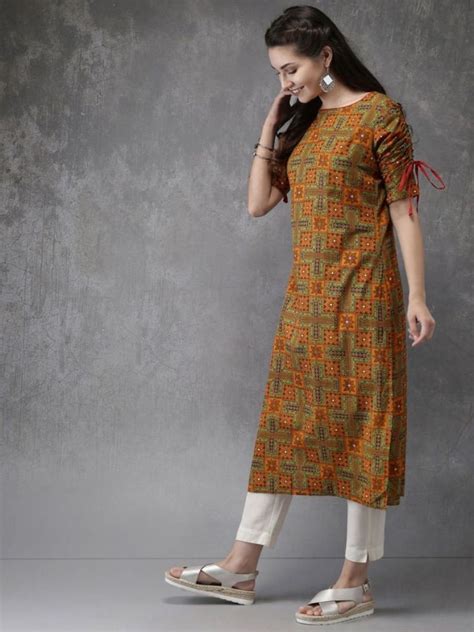 Rajasthani Look Designer Kurti Skirt Set For Women And Girls Etsy