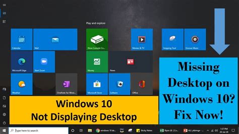Windows 10 Desktop Background Not Showingonly Start Menu Windows 10