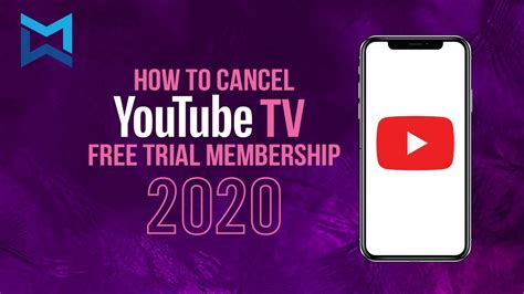 Steps to Cancel YouTube TV Free Trial