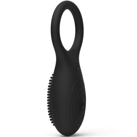 Cock King Silicone Rechargeable Vibrating Cock Ring Black Sex Toys