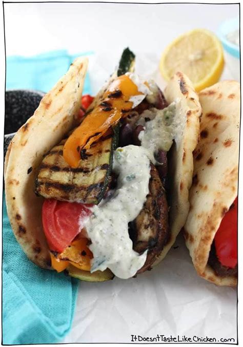 Vegan Grilled Veggie Gyros Easy Recipe For Greek Styled Dinner Just