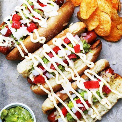 Chilean Completo Chilean Style Hot Dogs