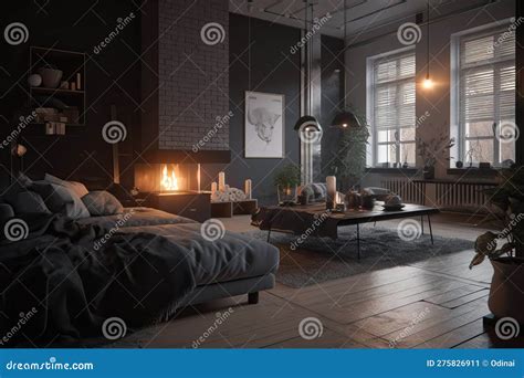 Inviting Serenity: Cozy Clean Home Interior with Hyper-Detailed Design