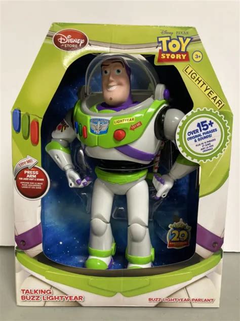 Disney Store Toy Story 20th Anniversary Buzz Lightyear Talking Figure