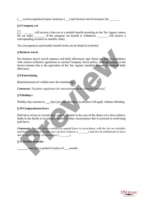 Template For Ceo Contract Us Legal Forms