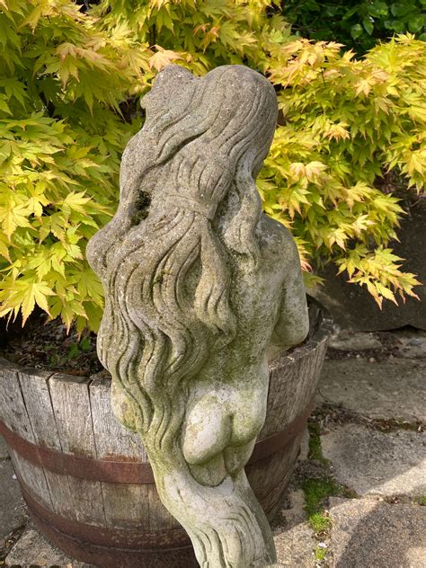 Antique Weathered Stone Garden Statue Birth Of Venus Etsy