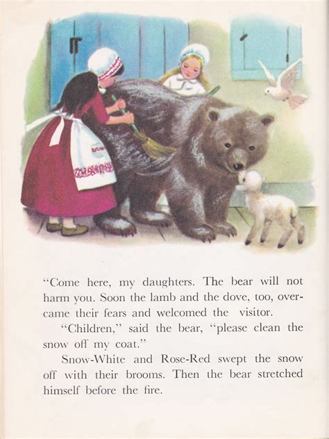 My Retro Reads Snow White And Rose Red By The Brothers Grimm