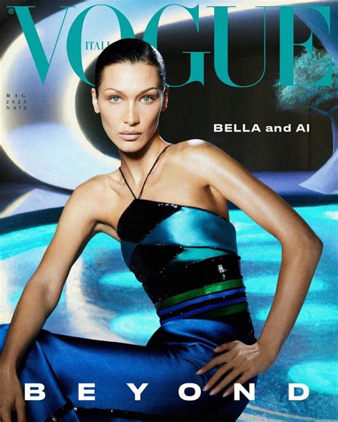 bella hadid for vogue italy may 2023 hawtcelebs