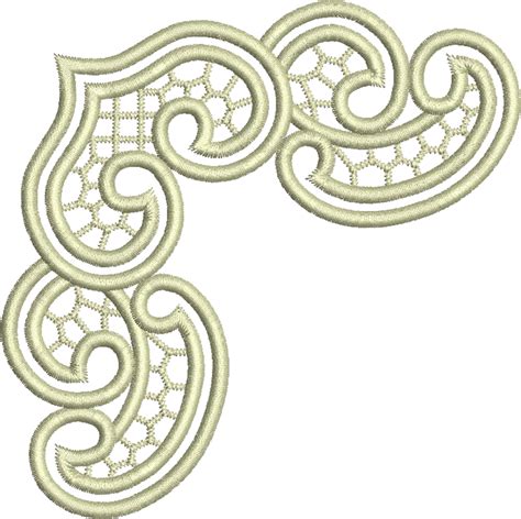 Cutwork Corner Embroidery Motif - 13 - Embroidery Inspirations - by Su ...