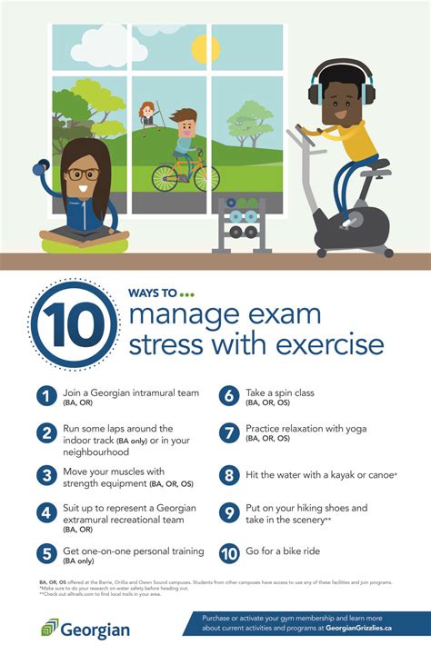 10 Ways To Manage Exam Stress With Exercise Georgian College