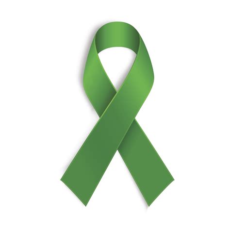 Green ribbon Mental health Awareness ribbon Mental Illness Awareness Week Mental disorder ...