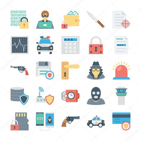 Crime And Security Vector Icons 3 Stock Vector Image By ©creativestall