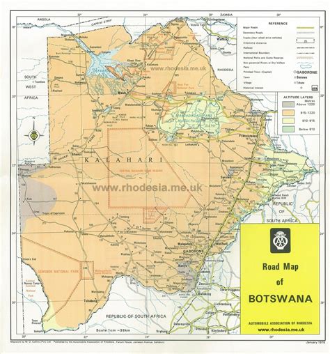 Rhodesian Maps Archive Of Rhodesia