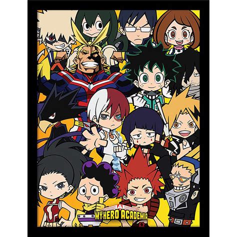 The once installation completes, play the game on pc. Buy My Hero Academia (Chibi Characters) Framed 30 x 40cm ...