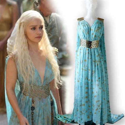 Game Of Thrones Halloween Cosplay Costume Luxury Daenerys