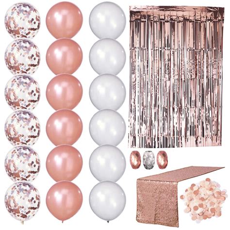 the essential guide to hosting a bridal shower the fashion to follow rose gold party decor