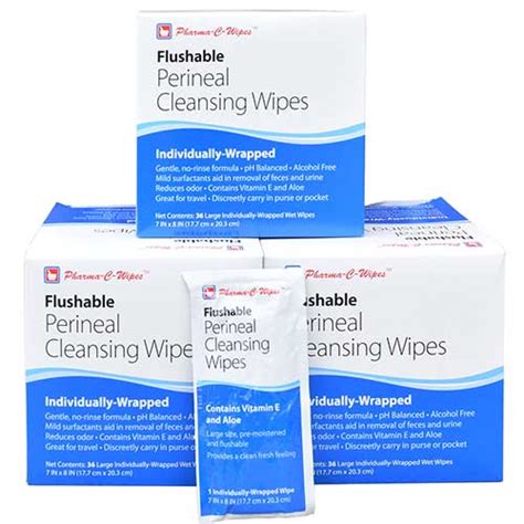 Individually Wrapped Flushable Personal Wipes