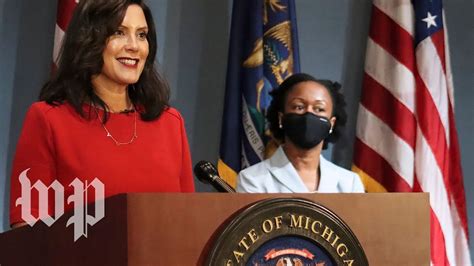 WATCH Michigan Gov Gretchen Whitmer Holds News Conference After