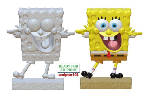 Artstation Spongebob Squarepants 3d Print Model Resources