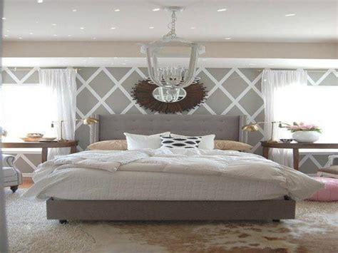 Wall Patterns For Bedrooms Grey White And Blue Bedroom