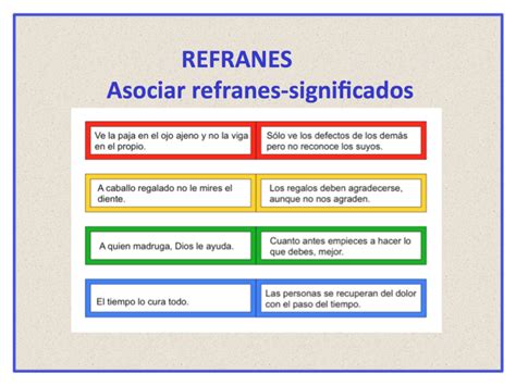 20 Refranes Populares Y Su Significado