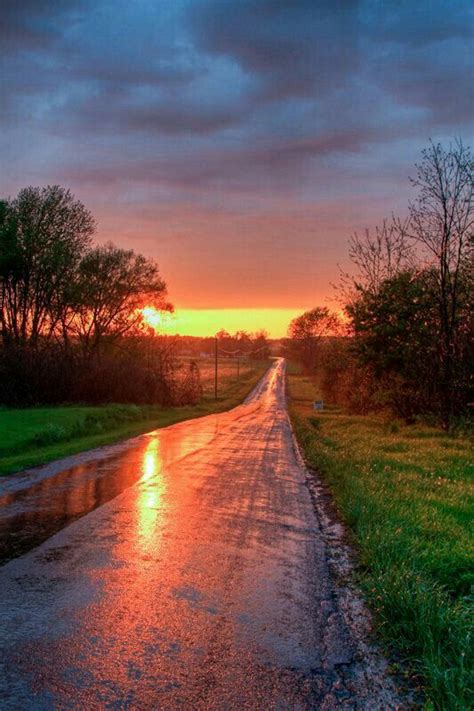 Pin By Tori Bates On Sunsets Country Sunset Country Roads Beautiful