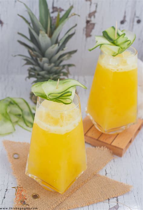 Easy Pineapple Cucumber Juice Recipe Juicer And Blender