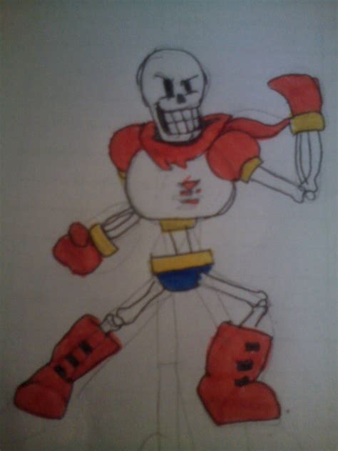 Undertale Papyrus The Skeleton By Freddlefrooby On Deviantart