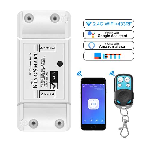 Rf Wifi Smart Switch 433mhz Rf Receiver Intelligent Remote Wireless