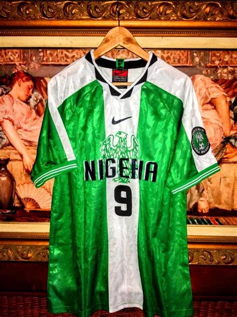 Nigeria Home Football Shirt 1996 1998