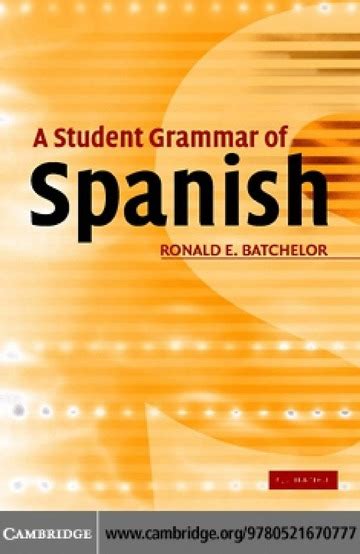 A Student Grammar Of Spanish Umair Mirza Free Download Borrow And