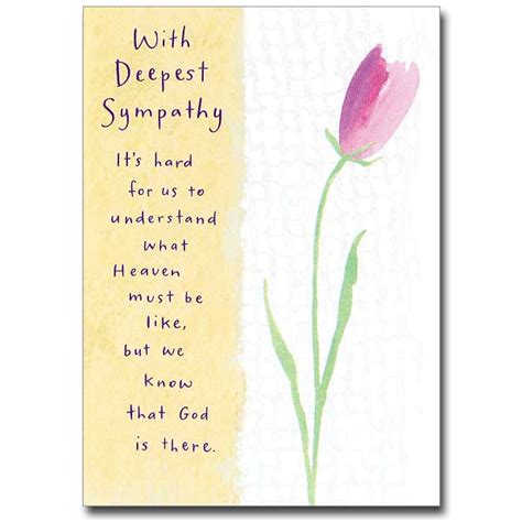 With heartfelt sympathy, with deepest. With Deepest Sympathy: Sympathy Card