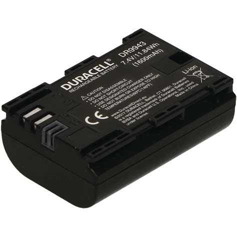 Replacement Canon Lp E6 Battery Duracell Charge