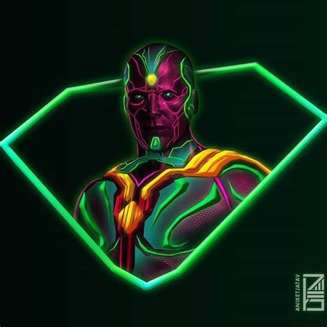 Download Wallpaper Avengers Infinity War Neon Wallpaper