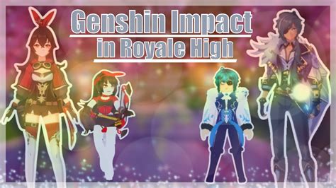Roblox Bloxburg X Royale High Genshin Impact Male Character Decals Ids