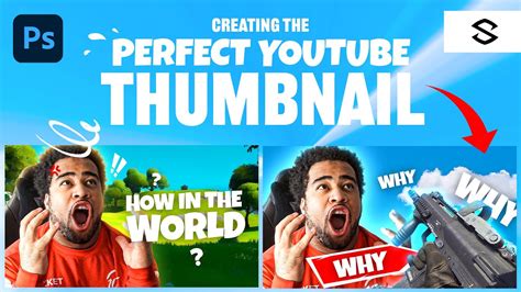 Creating The Perfect Gaming Thumbnail In Photoshop 2021 Youtube
