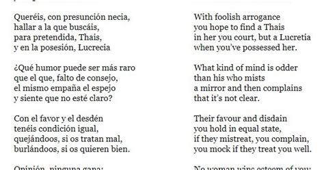 Nollyculture Foolish Men Sor Juana Inés De La Cruz 1651 1695