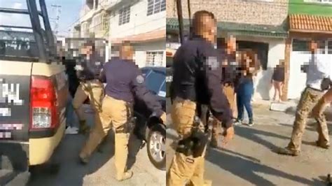 Captan Pelea Entre Policía Y Ciudadano En Calles De Ecatepec N