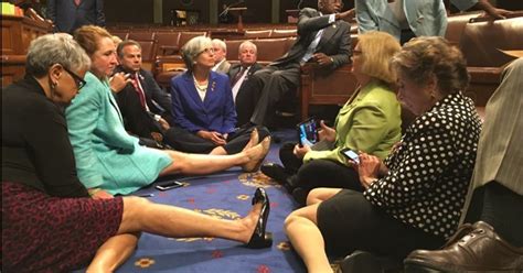 democrats stage sit in on house floor over gun bills huffpost