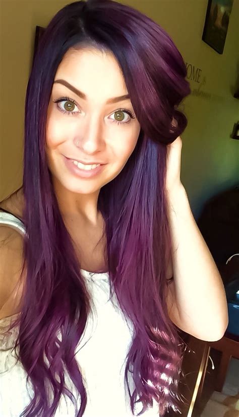Deep Violet Hair Color Loréal Inell Wertz