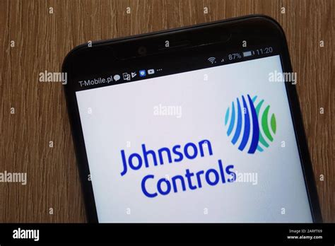 Johnson Controls International Plc Logo Displayed On A Modern