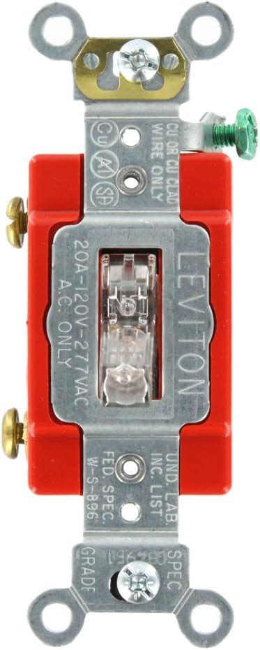 Leviton 1221 Lhc 20 Amp 120 Volt Toggle Lighted Handle Illuminated