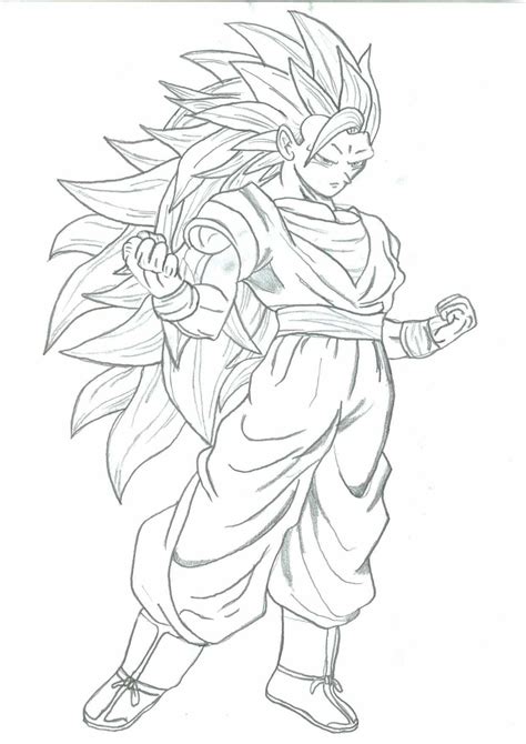 Some content is for members only, please sign up to see all content. Gotenks Super Sainy 5 - Free Coloring Pages