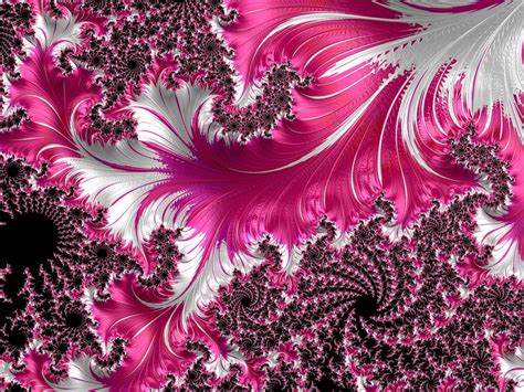 Pink Plume Abstract Artwork Fractals Abstract