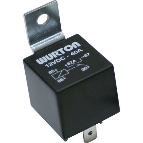 Wurton 82710 5 Prong Relay 40a 12v Quadratec